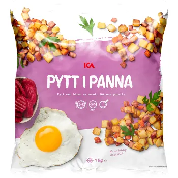 Pytt i panna 1kg ICA.