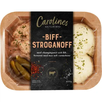 Biff Stroganoff 400g Carolines Saltsjö-Boo.