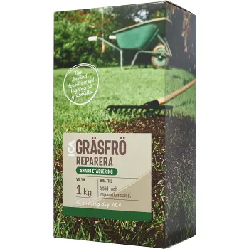 Gräsfrö Reparera 1kg ICA Garden.