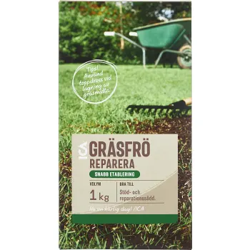 Gräsfrö Reparera 1kg ICA Garden.