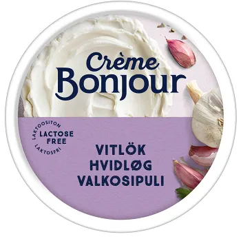 Färskost Vitlök laktosfri 100g Creme Bonjour.
