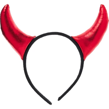 Diadem med röda horn ICA.
