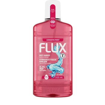 Munskölj Granate Mint 0,2% fluor 500ml FLUX.