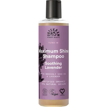 Schampo Maximum Shine Soothing Lavender 250ml Urtekram.