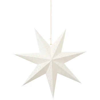 Stjärna Tilda vit 45cm ICA.