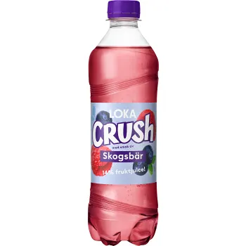 Kolsyrad Fruktdryck Crush Skogsbär 50cl Loka.