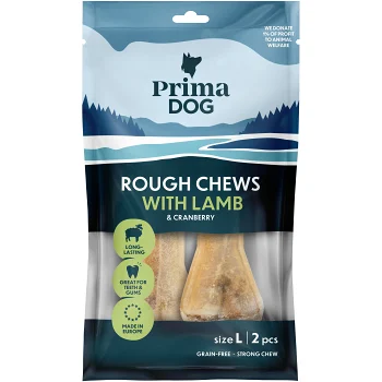 Tuggpinnar Rough Chews Lamm 2-p PrimaDog.