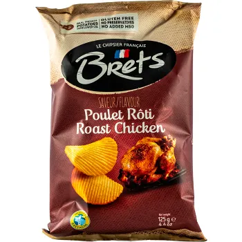 Chips Brets Poulet Rôti 125g Hugo Ericson Ost.