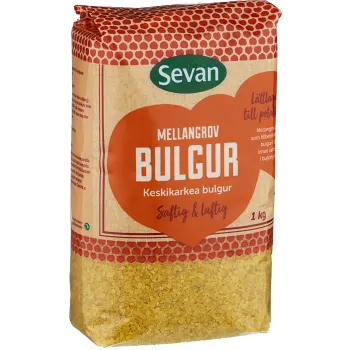 Bulgur Mellangrov 1kg Sevan.
