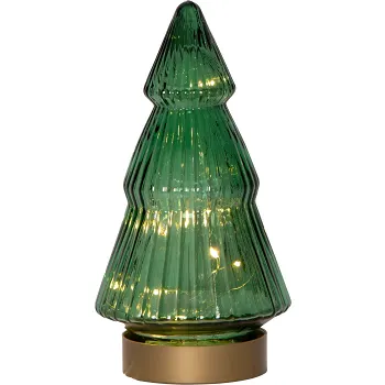 Glasdekoration Gran 20cm Verde LED Star Trading.