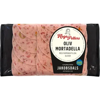 Olivmortadella Haga petters 120g Jakobsdals.