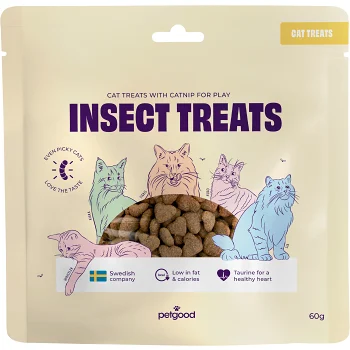 Kattgodis Insekter 60g Petgood.