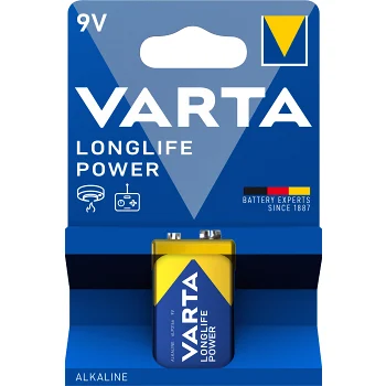 Batteri Longlife power 9V 1-p.