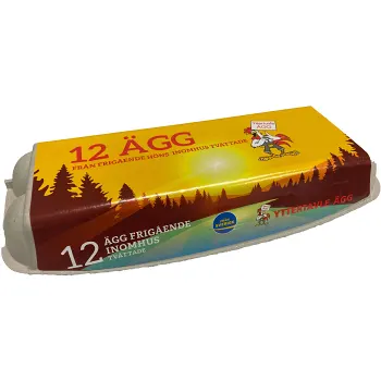Ägg Frigående L 12-p Yttertavleägg.