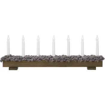 Elljusstake Dolly 7 ljus gråbets Markslöjd.