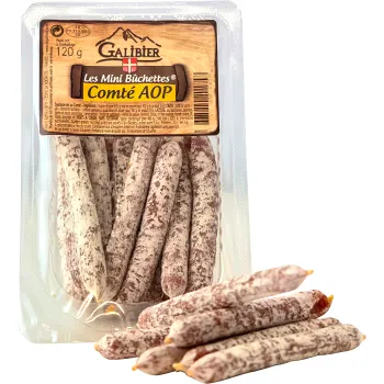 Salami Saucisson Mini Buchettes Comté Galibier 120g Hugo Ericson Ost.