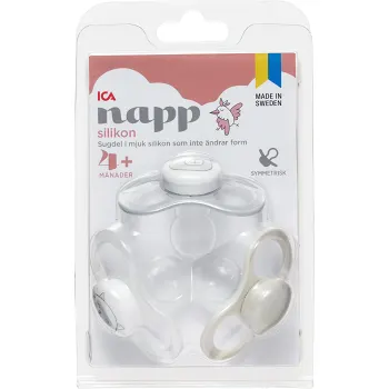 Napp Silikon Björn 4mån+ 3-p ICA.