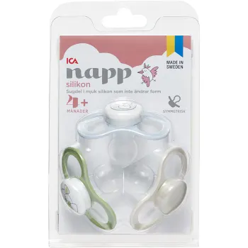 Napp Silikon Hund 4mån+ 3-p ICA.