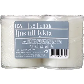 Ljus till lykta 2p ICA.