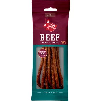 Ölkorv Snack Strings Beef 100g Göl.