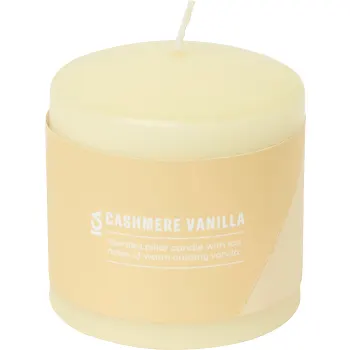 Doft blockljus  cashmere vanilla ICA.