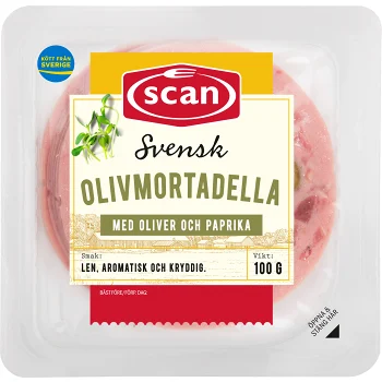 Olivmortadella 100g Scan.