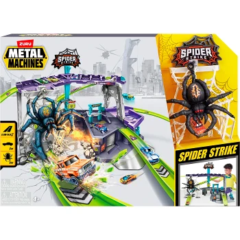 Lekset Spider Strike Garage Metal Machines.
