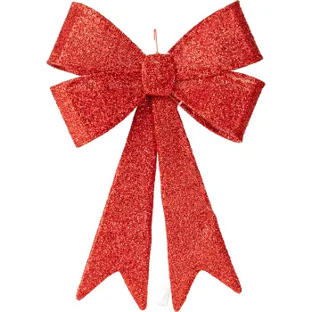 Rosett LED röd Nordic Season.