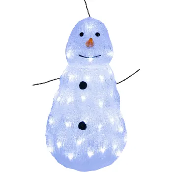 Snögubbe 46 cm IP44 Nordic Season.