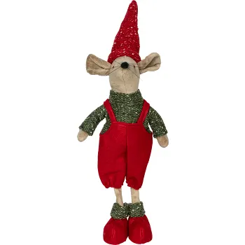 Nissemus med snickarbyxor 50cm Nordic Season.