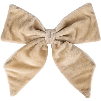 Rosett sammet creme 25 cm Nordic Season.