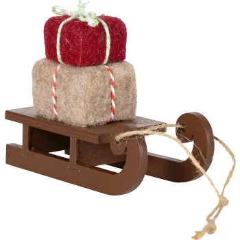 Julhänge Kälke ull 11 cm Nordic Season.