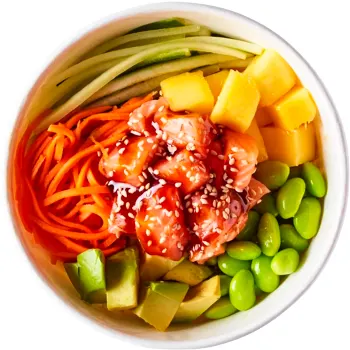 Sallad Asiatisk Lax 366g Sushi Daily.