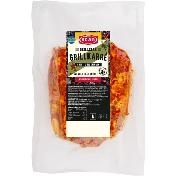 Grillkarré Färsk Rökig Chili &amp; Rosmarin 3-p ca 675g Scan.