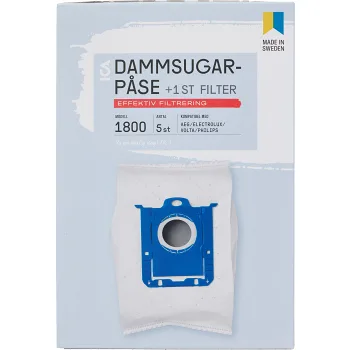 Dammsugarpåse 1800  5-p ICA.