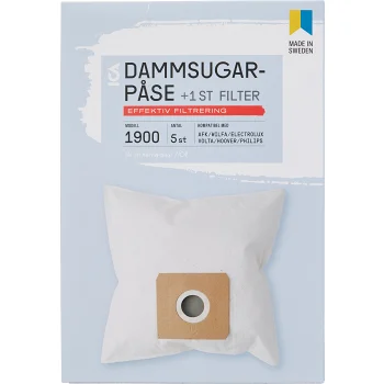 Dammsugpåse 1900 5-p ICA.