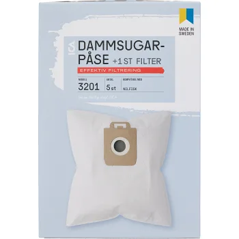 Dammsugpåse 3201 5-p ICA.