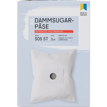 Dammsugpåse SOS ST 3-p ICA.
