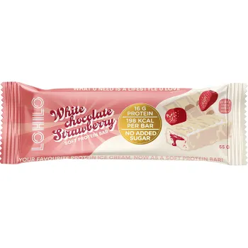 Proteinbar Strawberry White Chocolate 55g LOHILO.