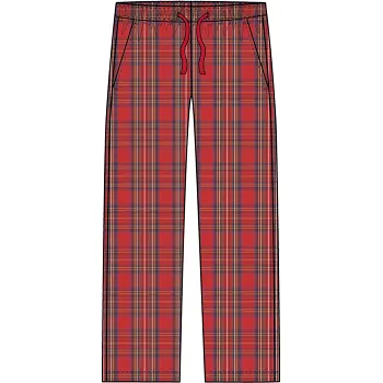 Flanellbyxa röd M mywear.