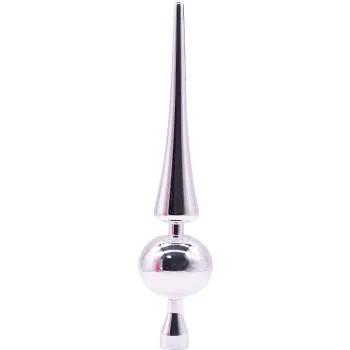 Toppspira 27cm Silver Festive.