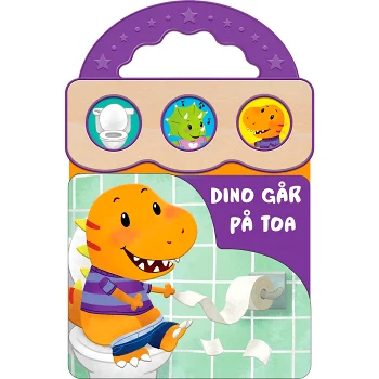 Dino går på toa.