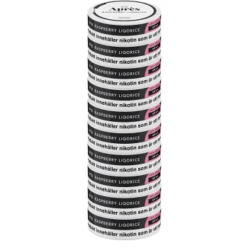 No.8 Raspberry Liqorice Extra Strong Stock Après.