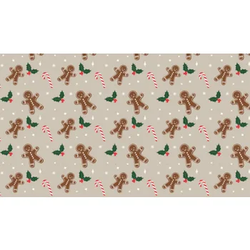 Julpapper Pepparkaka, 0,7x3m.