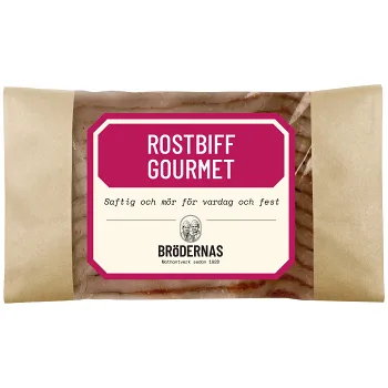 Rostbiff Gourmet skivad 100g Brödernas.