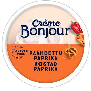 Färskost Rostad Paprika laktosfri 200g Creme Bonjour.