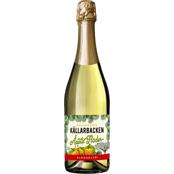Lättdryck Mousserande Äpple &amp; Fläder 0,0% 750ml Källarbacken.