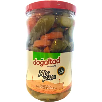 Inlagda Grönsaker Mix Pickles 610g Doğaltad.