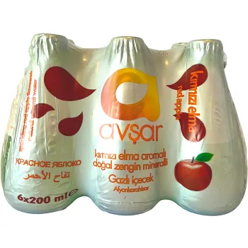 Kolsyrat Vatten Röda Äpplen 1200ml Avsar.