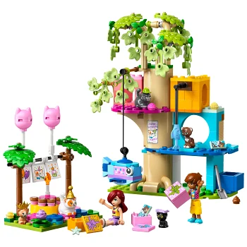 LEGO Friends Kattkalas & trädkoja 42666.
